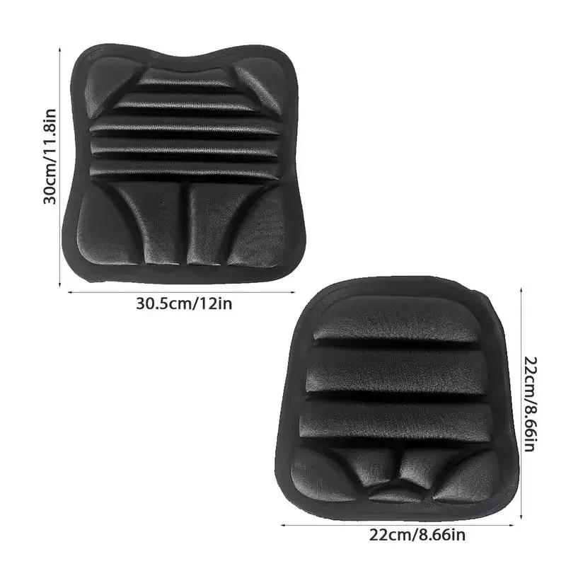 2 Pack Motorcycle Seat Pad 3D Comfort Gel Cushion Seat Breathable Universal Shock Absorbing Seat Cover for Advanced Mountain - Image 4