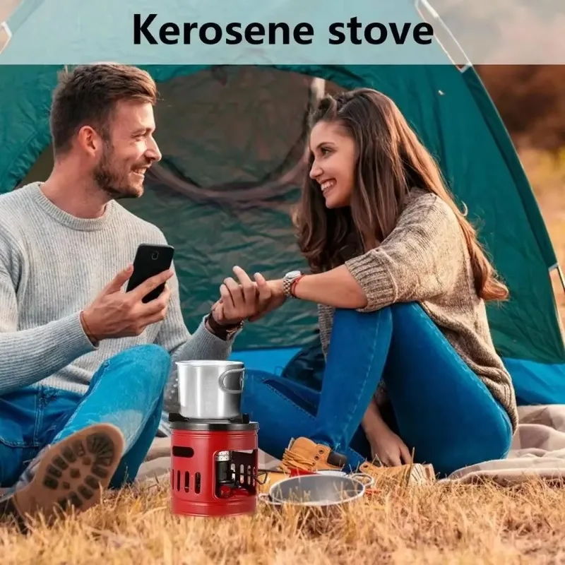 Outdoor Stove Winter Heater Multipurpose Camping Cooker Portable 1.5L Camping Kerosene Stove Suitable for Picnic Hiking Tools - Image 5