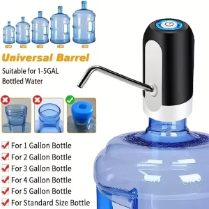Electric Water Dispenser Pump Automatic Water Bottle Pump USB Rechargeable Water Pump One-touch Automatic Switch Water Dispenser