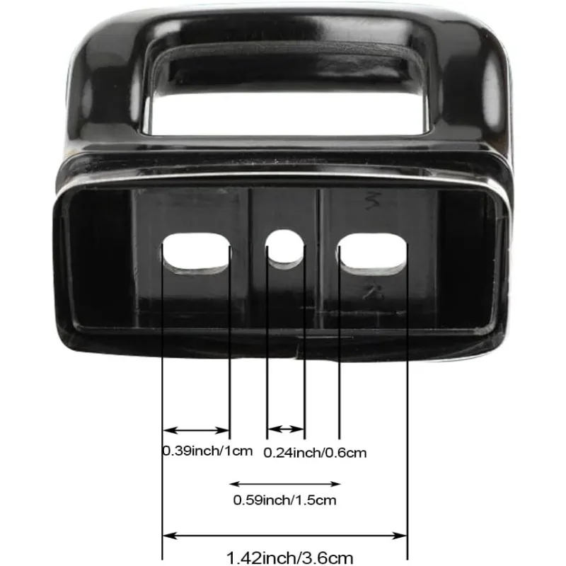 Metal Pot Handle Pressure Pan Handle Replacement Metal Pot Handle Cookware Steamer Wok Short Side Handle Fits Black 2 or 1 Hole - Image 3