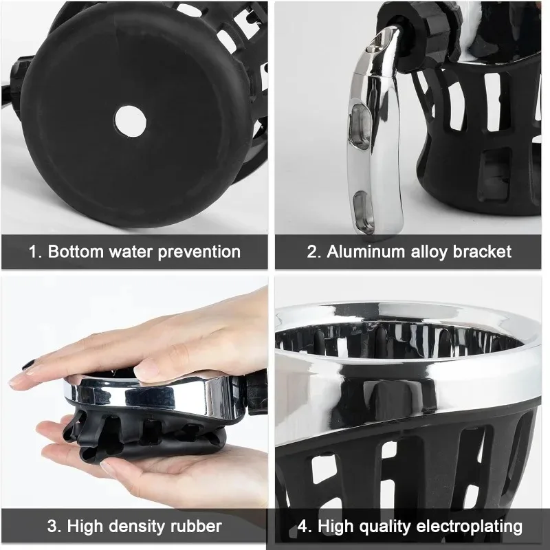 Drink Cup Holder Motorcycle Handlebar Mount for Harley Davidson Road King Electra Glide Sportster Dyna Softail Motorcycle Holder - Image 5