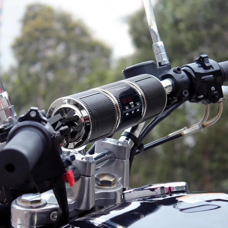 Bluetooth Audio Motorcycle Stereo Speaker Motorcycle Installation MP3 Music Player Amplifier Scooter Bicycle USB FMRadio Speaker - Image 2