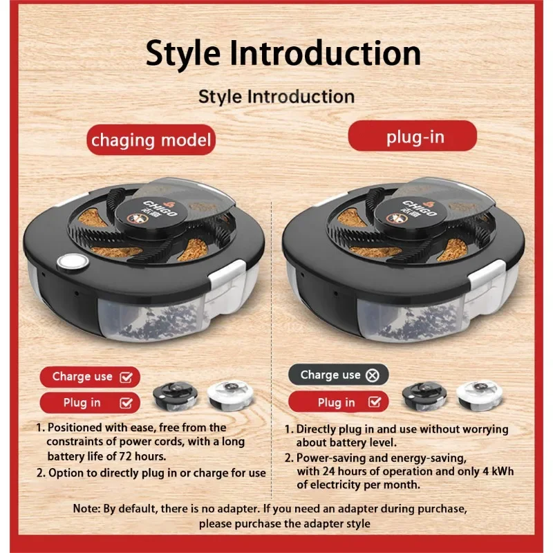 Upgraded Fly Trap USB/Rechargeable Electric Fly Trap Safety Insect Fly Trap Garden Indoor Outdoor Pest Catching Tool - Image 3